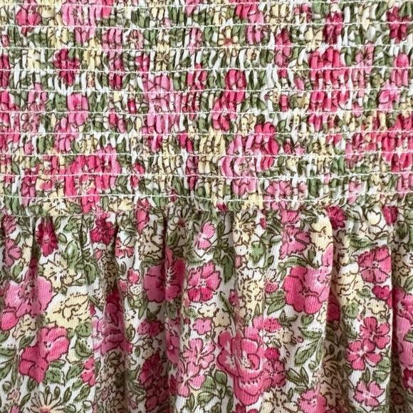 Polo Ralph Lauren Big Girls Sz L(12-14) Floral Peasant Smocked Dress Cotton Boho - Picture 5 of 8